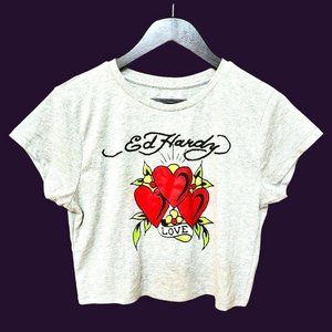 Ed Hardy crop top